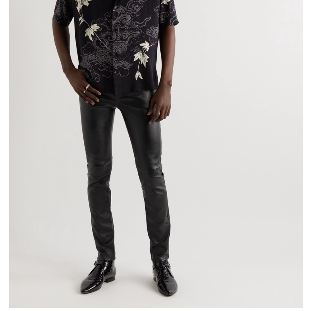 Saint Laurent Leather Pants - NWT